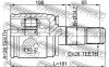 JOINT KIT,FR AXLE SHAFT:MB886681